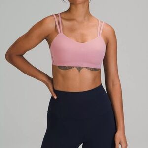 Lululemon Like A Cloud Bra Pink Taupe